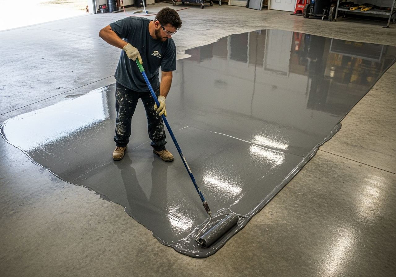 Epoxy floor coating - Gatineau