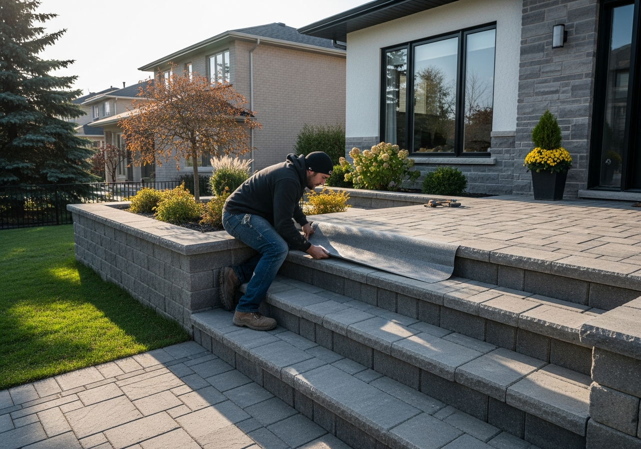 Here is a generated combination:**Outdoor Stair Covering – Kanata**